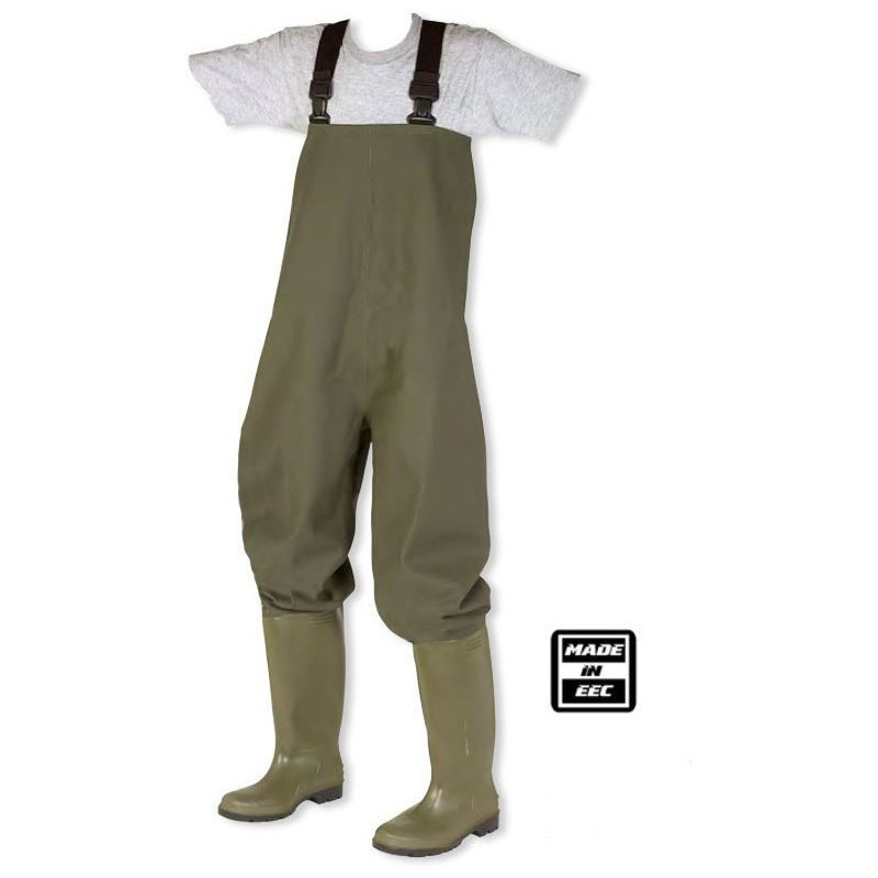 waders pvc nylon vert