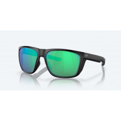 Lunettes Ferg - Matte Black / Green Mirror 580G - COSTA DEL MAR