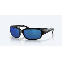 Lunettes Caballito - Shiny Black / Blue Mirror 580P - COSTA DEL MAR