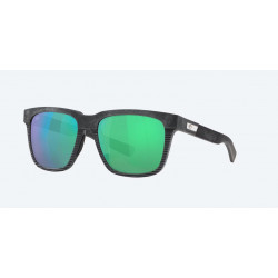 Lunettes Pescador - Net Gray W / Gray Rubber / Green Mirror 580G - COSTA DEL MAR