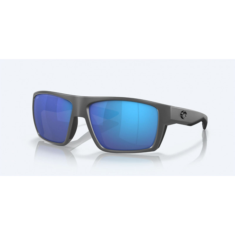 lunettes bloke matte black matte grey blue mirror