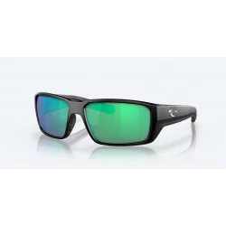 Lunettes Fantail Pro - Matte Black / Green Mirror 580G - COSTA DEL MAR