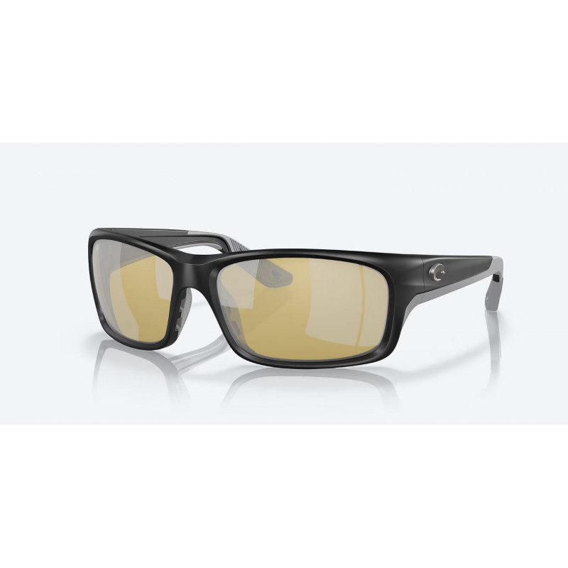 lunettes jose pro matte black sunrise silver mirror