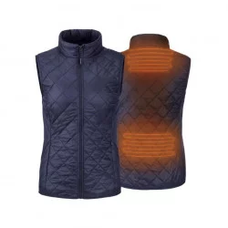 Gilet chauffant pour femmes Bleu avec Batterie Rapidpower - Sans manches