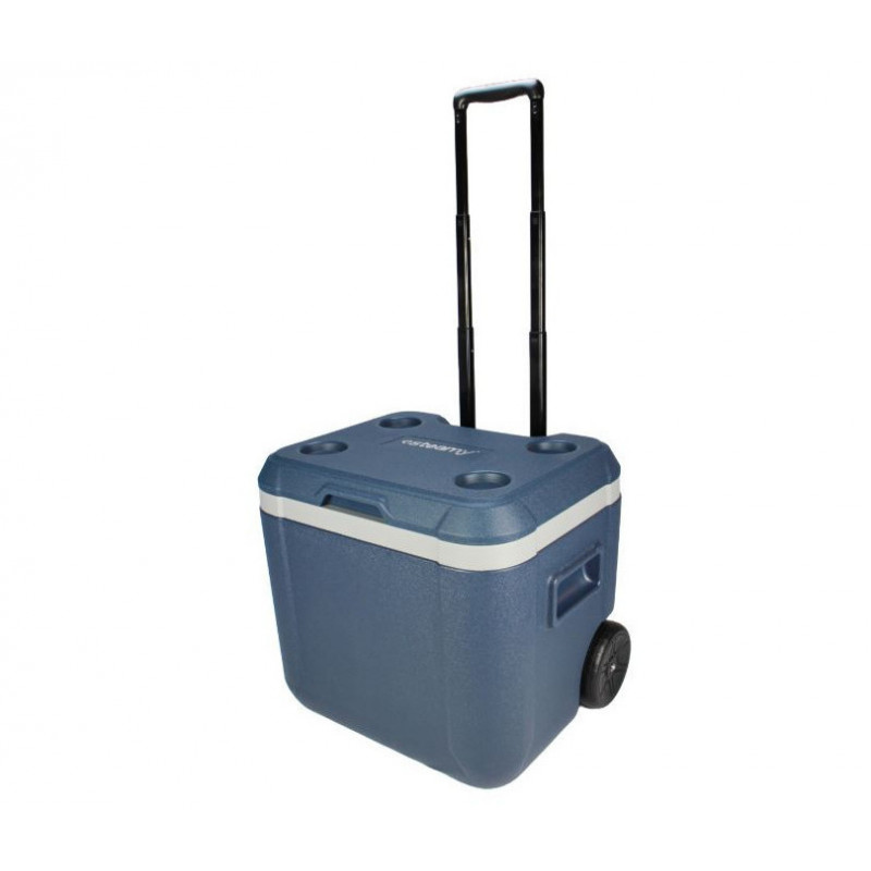 glacière steamy coll 52l sur roues bleu