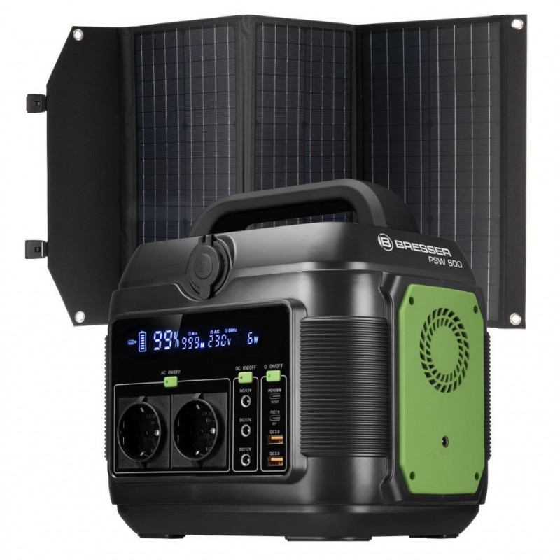 set station d'alimentation 600w + panneau 90w