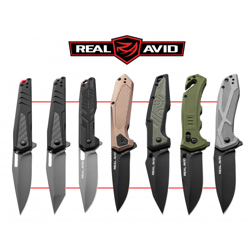 pack de 7 couteaux real avid