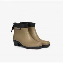 Bottines de pluie femme Myrica Bottil - Souris - AIGLE