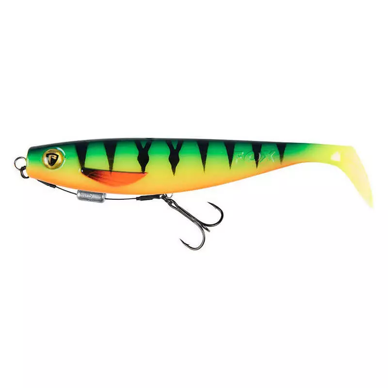 leurre loaded pro shads fire tiger fox rage